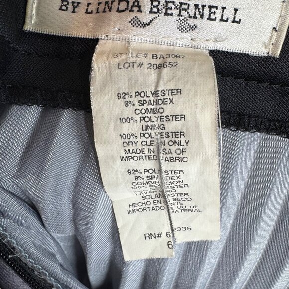 VTG Whimsigoth Betsy & Adam Baby Doll Maxi Dress Black Silver Pleated Ombre Sz 6 - Picture 4 of 8